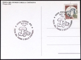 1994-PISOGNE Mostra Del Fungo E Della Castagna Annullo Speciale Su Cartolina - 1991-00: Poststempel