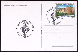 1998-PIANCOGNO Fiera Dei Fiori Annullo Speciale Su Cartolina - 1991-00: Poststempel