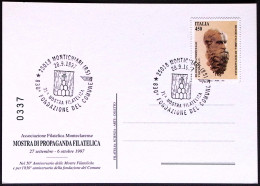 1997-MONTICHIARI Mostra Filatelica Annullo Speciale Su Cartolina - 1991-00: Poststempel