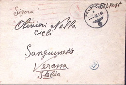 1944-FELDPOST Lgpa 02232 Wien Manoscritto Al Verso Di Busta Annullo Feldpost/a ( - Marcofilie