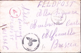 1944-FELDPOST 02976 B Manoscritto Su Busta Annullo Feldpost/d (30.10) Da Italian - Marcofilie