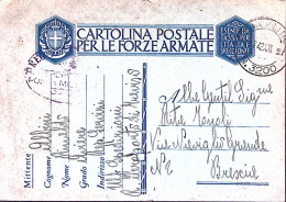 1943-AEROPORTO Di TREVISO Ovale E Manoscritto Su Cartolina Franchigia PM 3200 (8 - Marcofilie