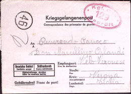 1944-STALAG IA Al Verso Di Biglietto Franchigia Da Prigioniero Guerra Italiano I - Marcofilie