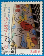 France 2014 : Série Artistique, Personnalité Keith Haring, Artiste Américaine N° 4901 Oblitéré - Used Stamps