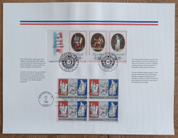 FDC Sur Document - YT N°T2576 - PHILEXFRANCE / REVOLUTION FRANCAISE - 1989 + Timbres USA - 1980-1989