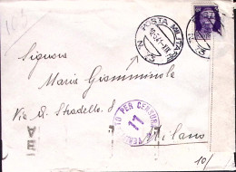 1941-Posta Militare /n.73 C.2 Blu (10.5) Su Busta - Weltkrieg 1939-45
