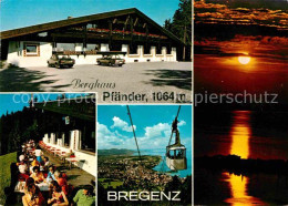 72667847 Bregenz Bodensee Berghaus Pfaender Terrasse Pfaenderbahn Sonnenuntergan - Other & Unclassified