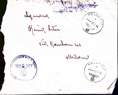 1944-FELDPOST/n (18.7) Su Busta Tondo Feldpostnummer10007 - Weltkrieg 1939-45