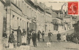 VIC-sur-AISNE - Rue Du Port - Bel Animation - Carte Datée 1907 - TBE - Vic Sur Aisne