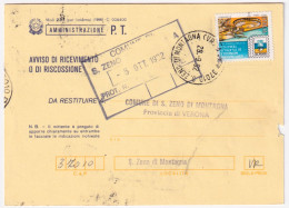 1992-ESPOSIZIONE GENOVA1992 (30927) Isolato Su Avviso Ricevimento - 1991-00: Poststempel