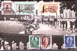 1944-R.S.I. ESPRESSO SOPR. Lire 1,25 E Lire 2,50 + RA SOPR C.10 +IMPER Sopr C.25 - Marcofilie