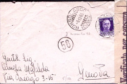 1943-R.S.I.IMPERIALE C.50 Su Busta Bossolasco (3.12) - Marcophilie