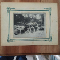 Grande Photographie Ancienne Dolmen De La Contrie, Situé Près D'Ernée - Oud (voor 1900)