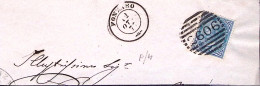 1875-FOZASO C2+sbarre (12.10) Su Grande Frammento Affrancata Effigiec.10 - Marcophilie
