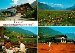 72667626 Tscherms Hotel Breitenberger Hof Tennisplatz Terrasse Meran Suedtirol - Sonstige & Ohne Zuordnung