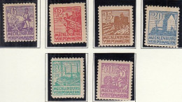 SBZ  33, 36-40 Y, Postfrisch **/*, Abschiedsserie, 1946 - Nuevos