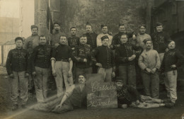 Carte-Photo - Classe 1908  D'Artillerie - Maréchaux - Uniforms