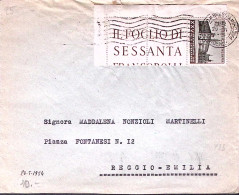 1954-PATTI LATERANENSI Lire 25 Isolato Su Busta Brescia (27.11) - 1946-60: Poststempel