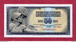 Yugoslavjia, 1968- 50 Dinara. Obverse Relief By Ivan Meštrović At The Parliament Building In Belgrade. - Yugoslavia