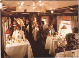 CPSM JEU CONCOURS CHAMPAGNE HENRIOT. ....DANS LES WAGONS DU VENISE-SIMPLON ORIENT-EXPRESS - Eisenbahnen