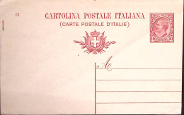 1908-Cartolina Postale Leoni C.10 Mill. 08 Nuova - Stamped Stationery