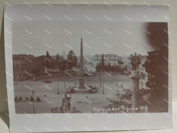 Italy Photo Italia Foto Roma Fine 800 PIAZZA DEL POPOLO.  108x83 Mm - Europa