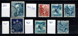 Suisse - Différents Timbres Oblitérés, Diff; Used, Versch. Gestempelt - Gebraucht