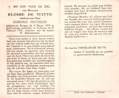 Elodie De Witte (1870-1955) - Devotieprenten