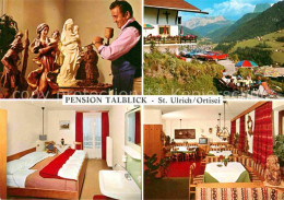 72666661 Ortisei St Ulrich Pension Talblick Fremdenzimmer Holzschnitzfiguren Alp - Other & Unclassified