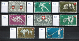 Suisse - Différents Timbres Oblitérés, Diff; Used, Versch. Gestempelt - Oblitérés