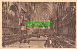 R467293 Lincoln Cathedral. Choir East. F. Frith - Monde