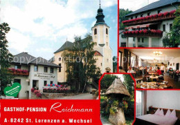 72666476 St Lorenzen Wechsel Gasthof Pension Reichmann Kirche St Lorenzen Wechse - Other & Unclassified