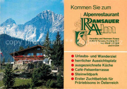 72666464 Ramsau Dachstein Steiermark Alpenrestaurant Ramsauer Alm Ramsauer Hochp - Andere & Zonder Classificatie