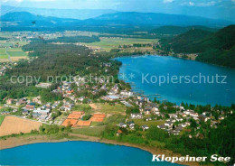 72666306 Klopeinersee Feriengebiet Seelach Unterburg Georgiberg Fliegeraufnahme  - Other & Unclassified