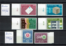 Suisse - YT 434/435 - 453/456 ** MNH - Dienstzegels