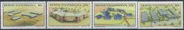 1987 BOPHUTHASWANA Afrique Sud 190-93**  Edifices, Architecture - Bophuthatswana