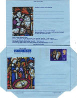 GB QEII Christmas 1970 Airletter 9d Unused - Material Postal