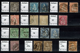 Suisse 1862 - YT 35-36-37-38-42-43-45-46-48 - Oblit. Used - Used Stamps