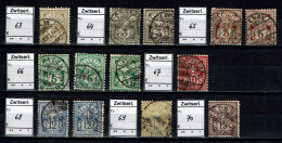 Suisse 1882 - YT 63-64-65-66-67-68-69-70 - Oblit. Used - Gebraucht