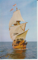 Mayflower II Plymout H  Massachusetts U S Boat With Deployed Sails Permanently At Plimoth Plantation Eel River Site - Autres & Non Classés