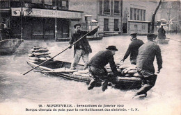 94* ALFORTVILLE    Crue 1910  - Ravitaillement Des Sinistres       RL45,0330 - Alfortville