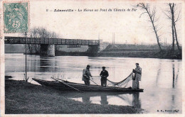 93* ADAMVILLE   La Marne Au Pont De Chemin De Fer    RL45,0225 - Autres & Non Classés