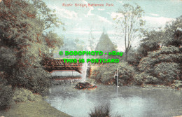 R467036 Battersea Park. Rustic Bridge. Postcard - Mundo