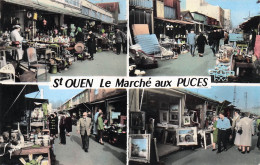 93* ST OUEN  Marche Aux Puces Multi Vues  (CPSM 9x14cm)             RL45,0128 - Saint Ouen