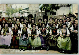 10219811 - Trachten / Brauchtum, Thueringen Bauernmaedchen - Costumes