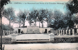 94* CRETEIL Monument Aux Morts – Cimetiere Militaire        RL45,1019 - Creteil