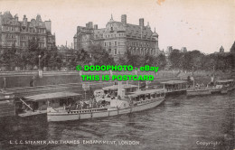 R467377 London. Steamer And Thames Embankment. G. D. And D. The Star Series - Autres & Non Classés