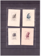 1956 Set Of 4 Minisheets "Scientists Of Ancient China" - Ungebraucht