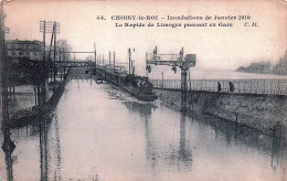 94* CHOISY LE ROI  Crue 1910  - Le Rapide De Limoge Entrant En Gare  RL45,0792 - Choisy Le Roi