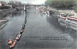 94* CHARENTON  Pont Du Chemin De Fer – Bateaux De Peche      RL45,0755 - Charenton Le Pont